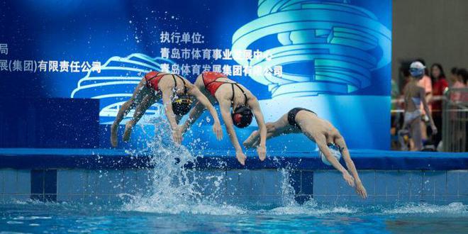水中芭蕾 绽放青岛!2024年全国少儿花样游泳赛青岛开赛(图2)