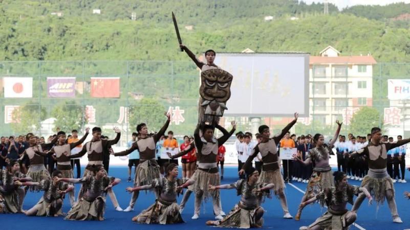 首届2025年U18曲棍球亚洲杯赛达州开幕 亚洲曲棍球新星齐聚川东热土(图3)