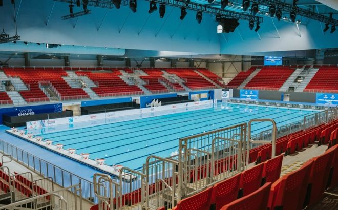 标杆案例丨艾比森显示科技闪耀2025世界游泳锦标赛(图1)