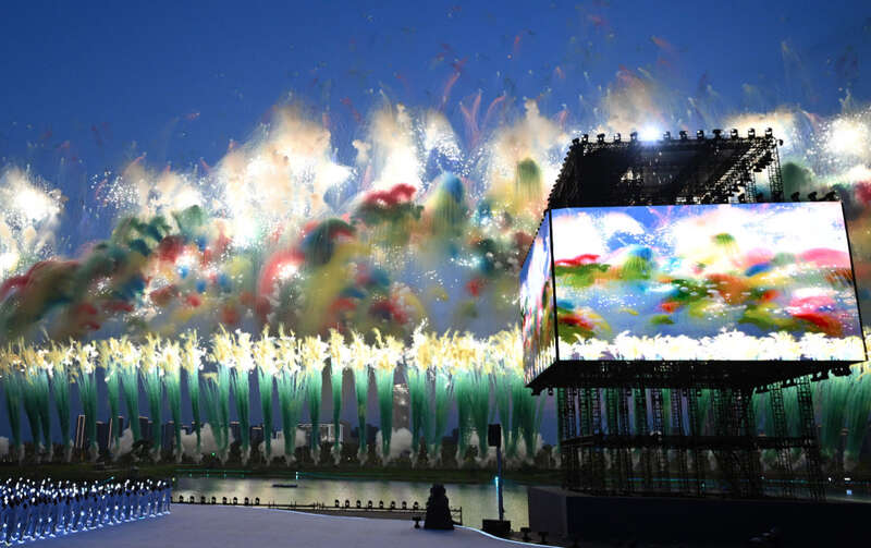 九游app:世运会大幕拉开 中外运动员“有话要说”(图2)