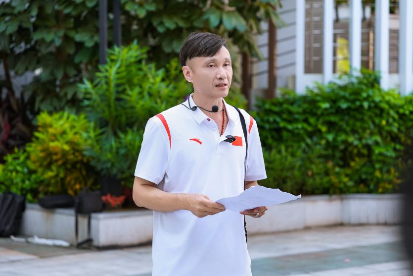 与世界冠军“面对面”!42位海外青年侨领沉浸式体验全运乐趣(图4)