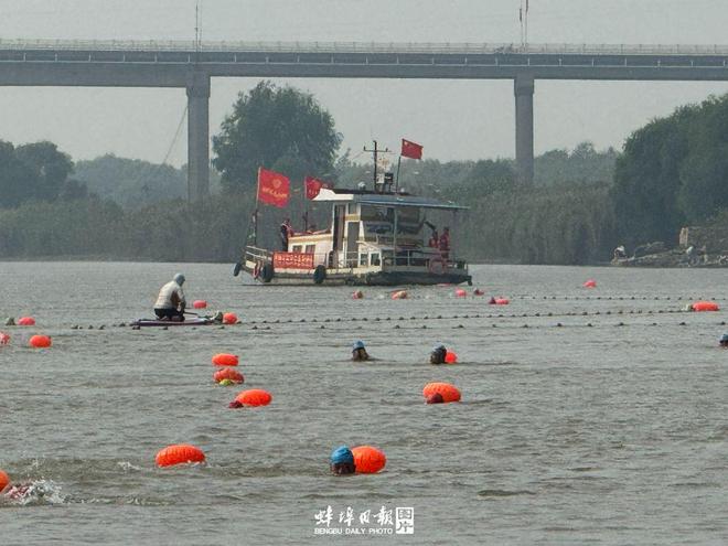 2025年安徽省公开水域游泳系列赛在怀远成功举办(图1)