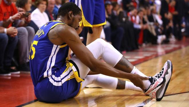 杜兰特：2019年总决赛没人提醒我带伤打会跟腱断裂不然我可能不会上(图2)