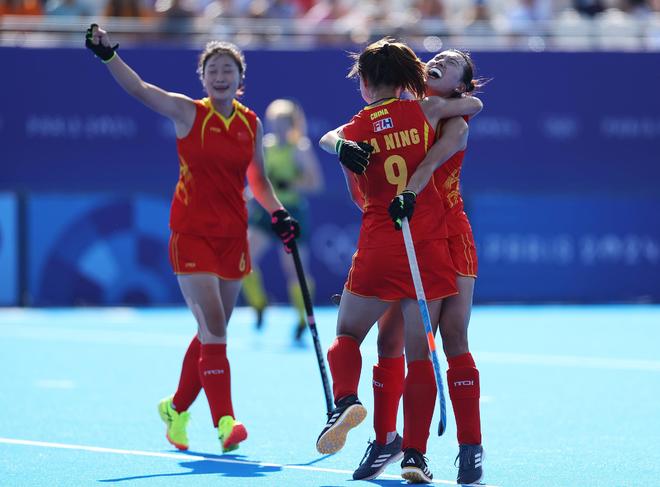 曲棍球女子14决赛:中国3-2爆冷澳大利亚挺进四强马宁破门(图2)