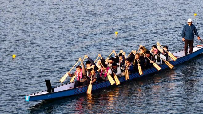 滁州首届龙舟赛来啦二月二去苏滁看百桨翻飞新晋水上运动地标等你来｜春游江淮(图2)