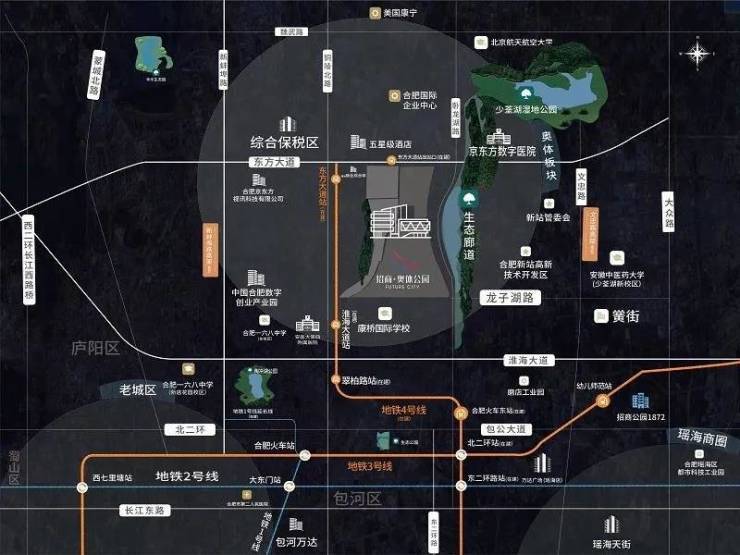 【合肥便宜好房-楼盘详情-房价查询】新站区招商奥体公园楼盘怎么样-学区(图3)